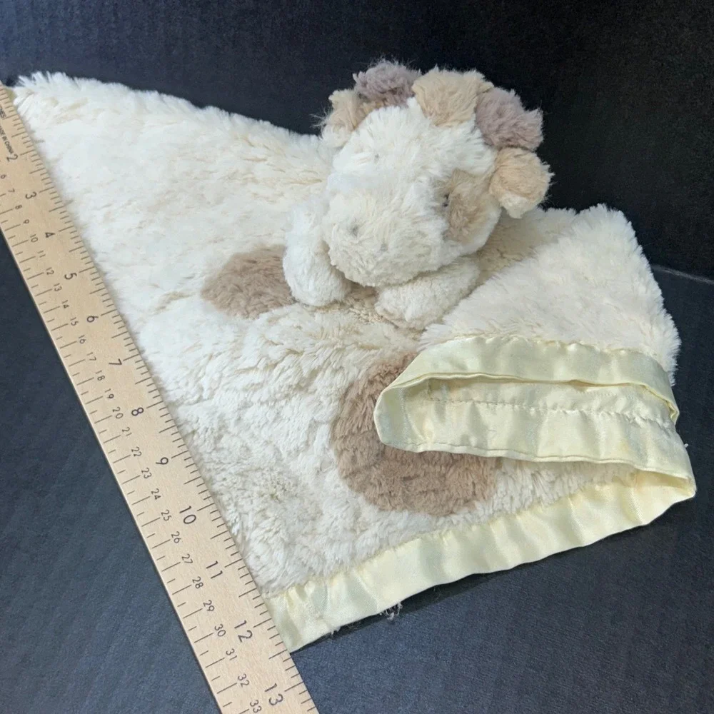Plush Cow Baby Cream Mary Meyer Security Blanket Lovey Marshmallow Zoo 13